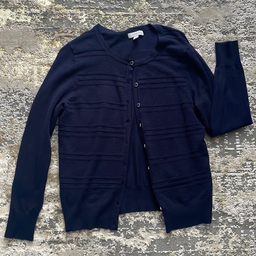 Navy blue cardigan